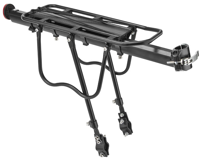 Багажник 20"-28" BLF-H27-4 универсальный быстросъёмный алюминиевый чёрный 10070