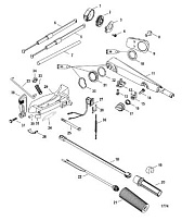Рукоятка румпеля 4-Х ТАКТНОГО ПЛМ MERCURY 30 Серийный номер от 0P153500 до 0P400999
