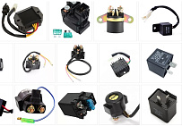 Реле электростартера, поворотов, габаритов и подогрева ручек, Реле-регулятор напряжения