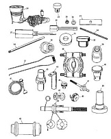 Инструменты (Часть 2) 4-Х ТАКТНОГО ПЛМ MERCURY 40 Серийный номер от 1B227000 до 1B344398