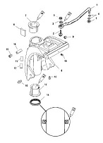 Поворотный кронштейн 4-Х ТАКТНОГО ПЛМ MERCURY 40 Серийный номер от 0T409000 до 1B226999