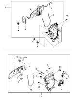 Задний обтекатель, замок в сборе 4-Х ТАКТНОГО ПЛМ MERCURY 135 Серийный номер от 0P464488 до 0P514868