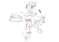 Узлы в сборе 2-х тактного ПЛМ HIDEA 15F