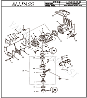 Цилиндр и картер 2-Х ТАКТНОГО ПЛМ TITAN TP2.5AMHS