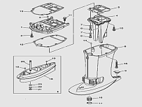 Дейдвуд 2-Х ТАКТНОГО ПЛМ YAMABISI T40BWS
