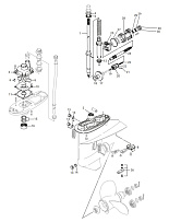 Редуктор лодочного мотора SUZUKI DT40 · 2002 — 2013