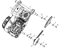 Трансмиссия C70600100 снегохода ТАЙГА РМ РЫСЬ