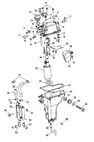 Паросепаратор(USA-1B036613/BEL-0P340241 и ниже) 4-Х ТАКТНОГО ПЛМ MERCURY 50 Серийный номер от 0P153500 до 0P400999