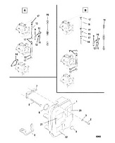 Пластина аттенюатора 2-Х ТАКТНОГО ПЛМ MERCURY 50EO Серийный номер от 0G760300  до 0T979999