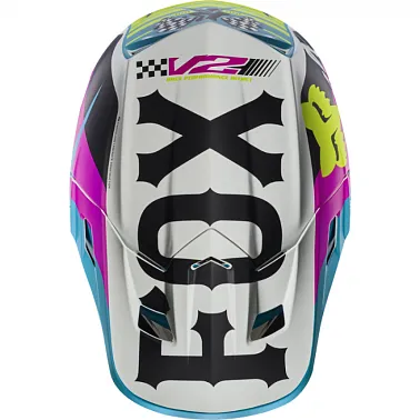 Козырек к шлему Fox V2 Helmet Visor Rohr Teal